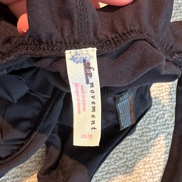 Free People Movement Black Open Back Bodysuit - Picture 3 of 3